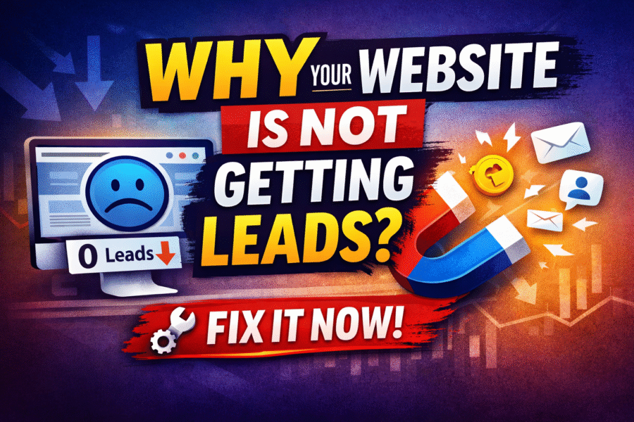 Why Your Website Is Not Getting Leads (And How to Fix It)
